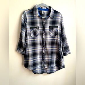 Hang Ten Girls/ Women’s Plaid Shirt XL